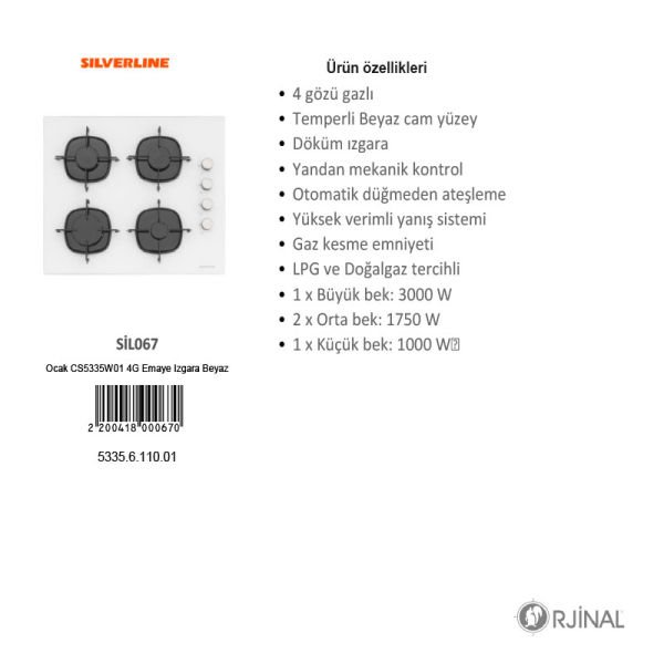 Silverline Beyaz Set 5